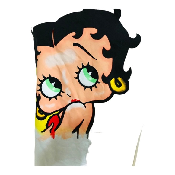 Betty Boop oversized Betty white graphic print t-shirt size large new - Picture 2 of 10
